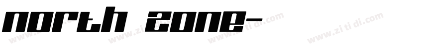 North Zone字体转换